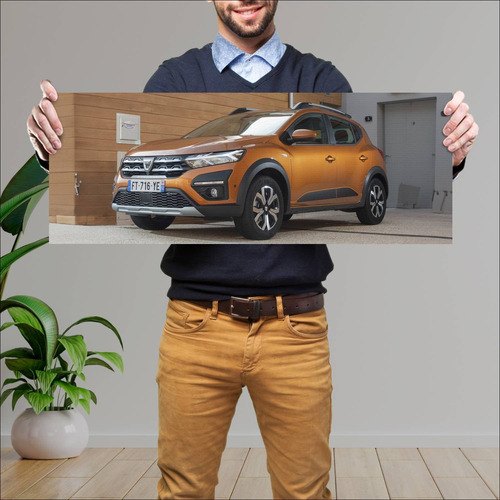 Cuadro 30x80cm Auto 2020 Dacia Sandero Stepway 1 36