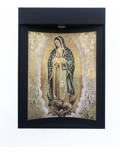 Virgen De Guadalupe Cuerpo Completo Rosas