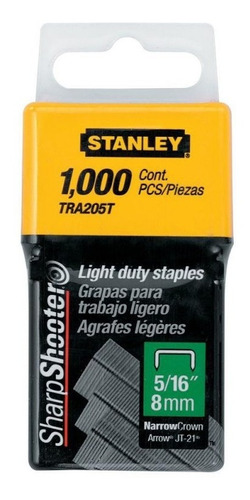Grapa 5/16  8mm  1000 U.tra205t  Stanley-mimbral