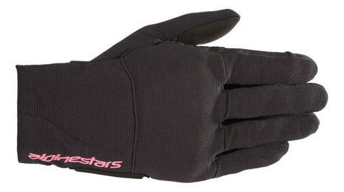 Luva Alpinestars Feminina Stella Reef Preto Rosa Tamanho S