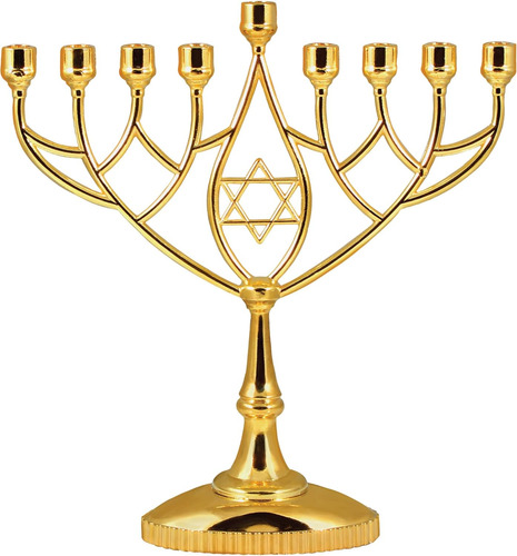 Menora Zion Judaica Ltd M-geom-g Dorado Zinc Dorado