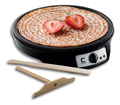 Plancha Eléctrica Para Hacer Crepes Chefman: Control De Temp