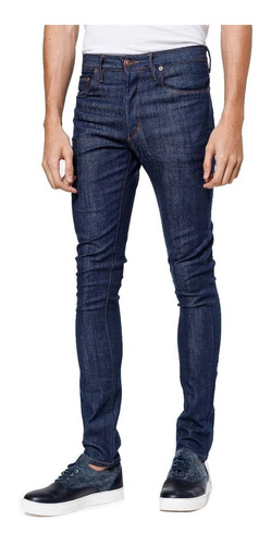 Jean Hombre Bensimon Ramones Cooper Skinny Tiro Bajo Pr