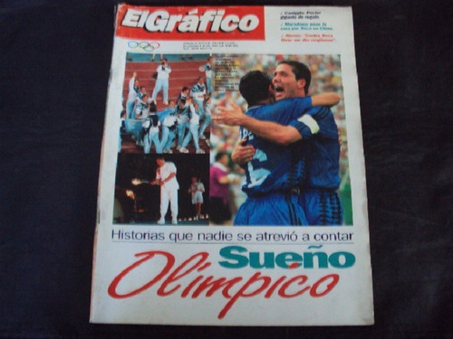 Revista El Grafico # 4007 - Tapa Argentina Sueño Olimpico