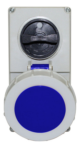Mining Block Tomada Com Bloqueio Mecânico 3p+t 16a 200/250v