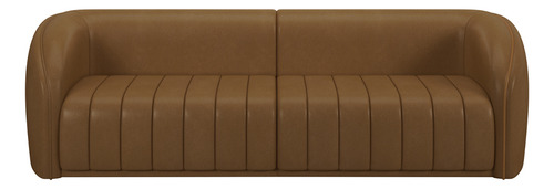 Kit Sofá 5 Lugares Para Sala 332cm com 02 Poltronas Lazio M03 Couríssimo Whisky
