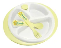 Comprar Plato Térmico Involcable Para Bebé Antideslizante Cubiertos