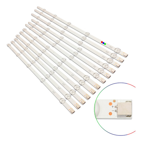 Kit Leds Para 50ln5100, 50ln5200, 50ln5400 - Aluminio Promo*