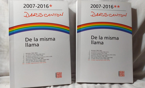 Dario Canton 2007-2016 De La Misma Llama 2 Tomos