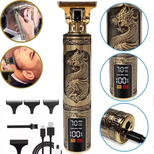 Máquina De Cortar Cabelo Fazer Barba Acabamento Recarregável Menor preço em Máquina De Cortar Cabelo Fazer Barba Acabamento Recarregável
