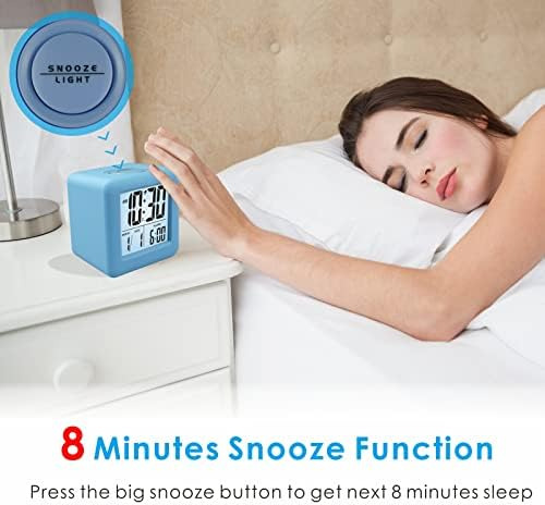 Plumeet Despertador Reloj Para Niños Con Snooze Y Púrpura -