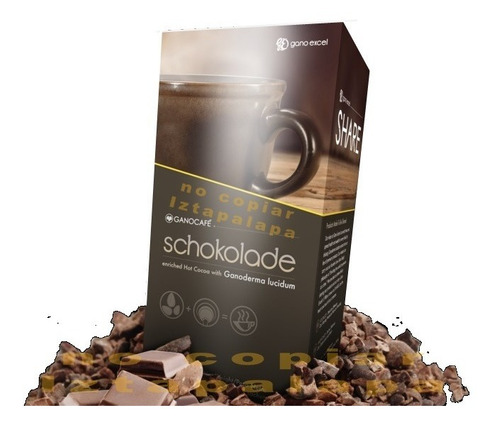 Chocolate Con Ganoderma Schokolade C/20 Pzas Usa Full Antiox