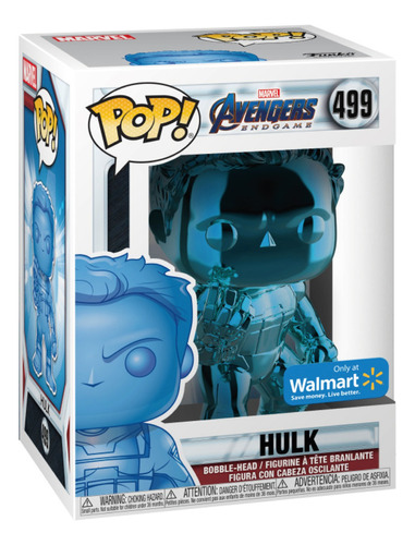 Funko Pop - Pop! Marvel - Hulk (azul) No. 499 Walmart