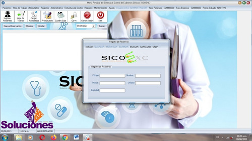 Imagen 5 de 9 de Software Para Laboratorios Clinicos (sicoexc)