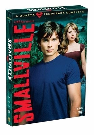 Box Smallville 4a Temporada 6 Discos Com Luva Lacrado