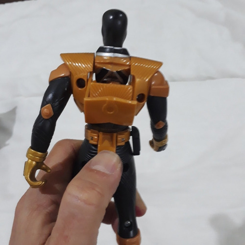 Power Rangers Samurai Octo Zord Vehicle + Light Gold -bandai (Usado)