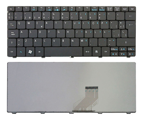 Teclado Acer One 521 D270-14c2 D270-1631 Negro Español