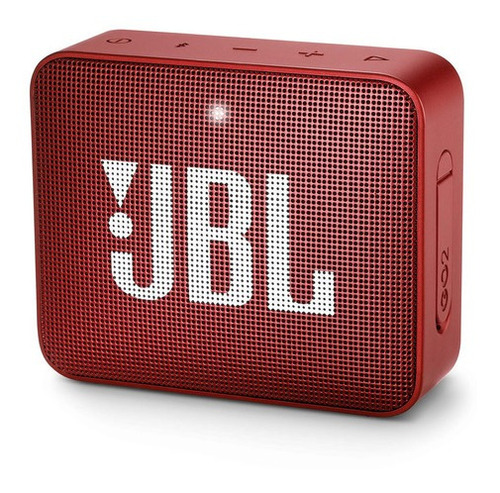 Parlante Jbl Go 2 Portátil Con Bluetooth Ruby Red 