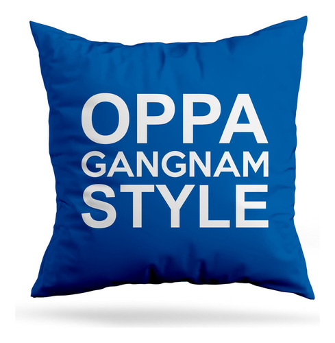 Cojin Deco Oppa Gangnam Style Text (d1015 Boleto.store)