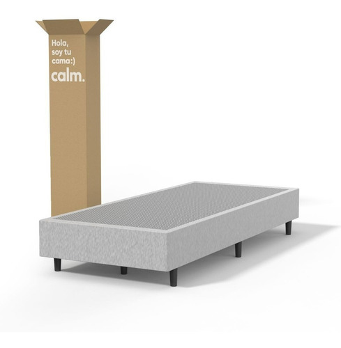 Base Sommier Box Calm 1 Plaza 80x190 Cm | En Caja