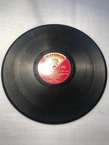 Peter Anders Telefunken 1641 Disco De Pasta (Usado)