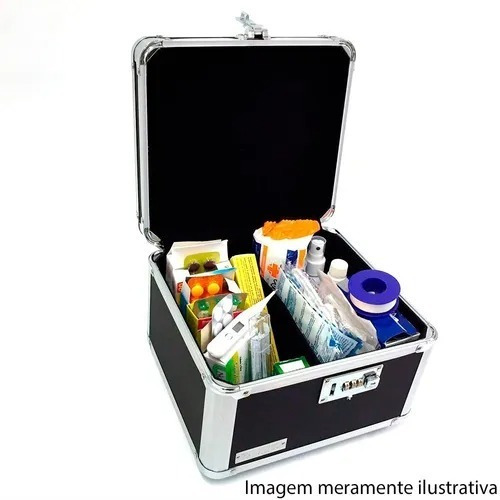 Imagem 2 de 4 de Maleta Organizadora Com Senha Numérica Vaultz Grande 803109