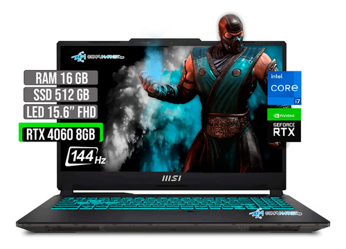 Msi Cyborg Intel Core I7 12650h Ssd 512gb Ram 16gb Rtx 4060
