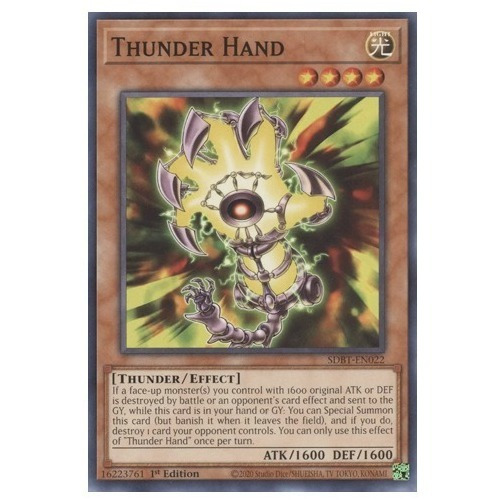 Thunder Hand (sdbt-en022) Yu-gi-oh!