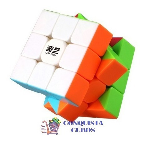 Imagem 1 de 5 de Cubo Mágico 3x3x3 Profissional Qiyi Warrior W Colorido