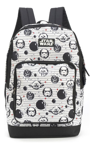 Mochila Star Wars Branca Luxcel