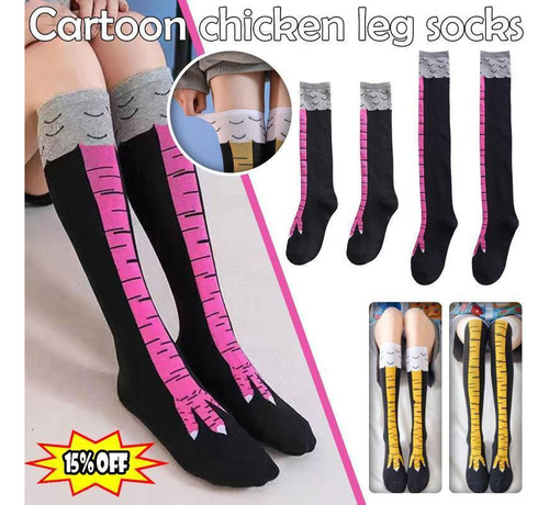 N. 2 Pares Calcetines Patas Altas Con Forma Pata Po