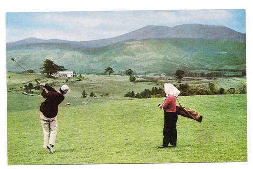 Postal Japon Campo De Golf Kirishima Numero 223 B3