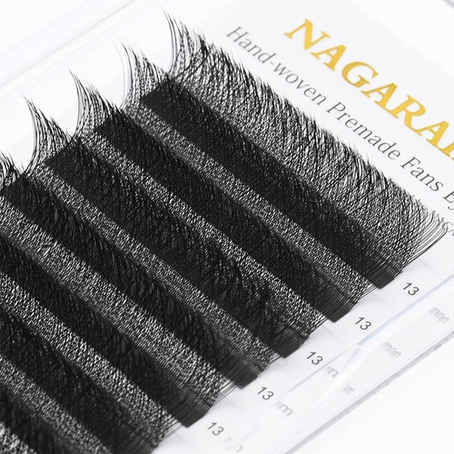 Extensões de cílios Nagaraku Mix W 3D preto com curvatura de tipo C x unidade