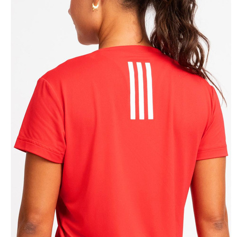 Camiseta Own The Run 3 Listras adidas