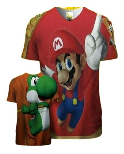 Camisetas Super Mario- Mario Bross