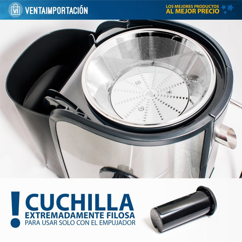 Juguera Eléctrica Extractor De Jugo Diseño Jarra Con Manija