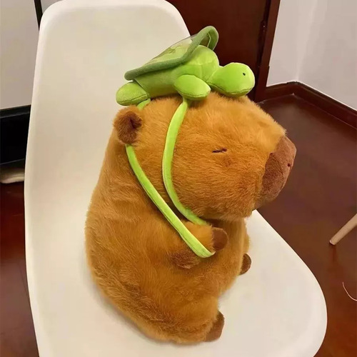 Peluche Capibara Y Morango Pequeñas Con Forma Color Turtle