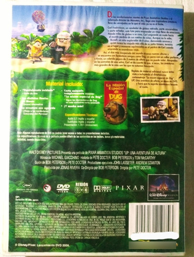 Up Una Aventura De Altura - Dvd Disney (Usado)