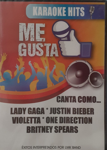 Dvd Me Gusta Canta Como... Lady Gaga, Justin Bieber...