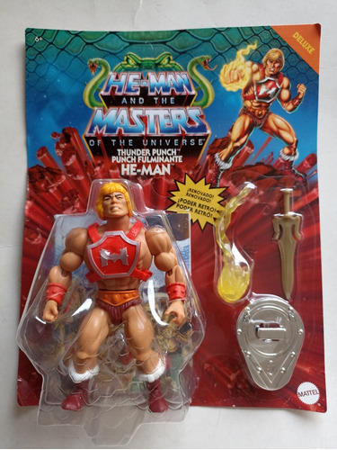He Man Thunder Punch Amos Del Universo Origins Mattel Usado 