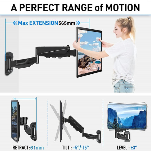Racks Hidráulico Para Tv De 32 A 55 Pulgadas - Pared