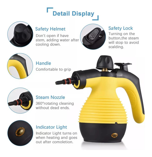 1050w Multifunctional Steam Cleaner