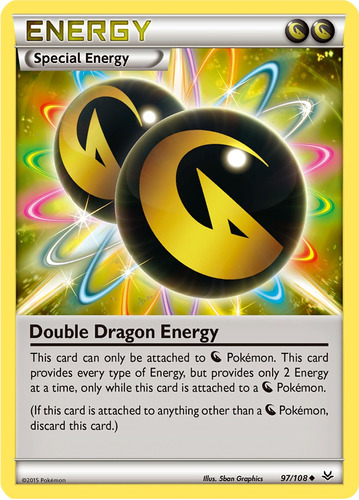 Cartas Pokemon Xy Energy Double Dragon 97/108 Ros