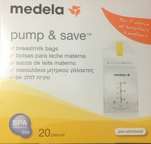 Bolsa Almacenadora Leche Materna Medela