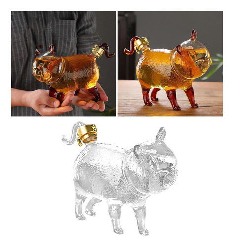 Decantador De Whisky Con Forma De Animal Para Ron Tequila