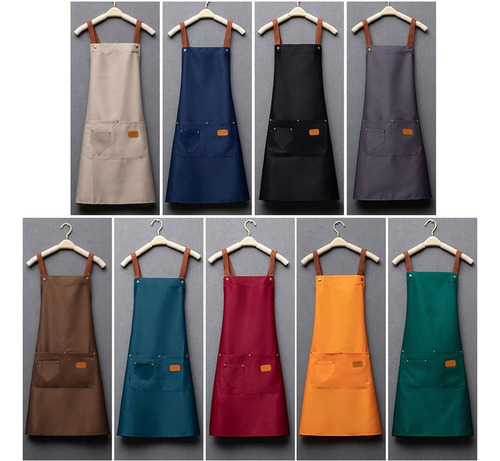 Para Delantal Chef Work Para Mujer Y Hombre, Uniforme De