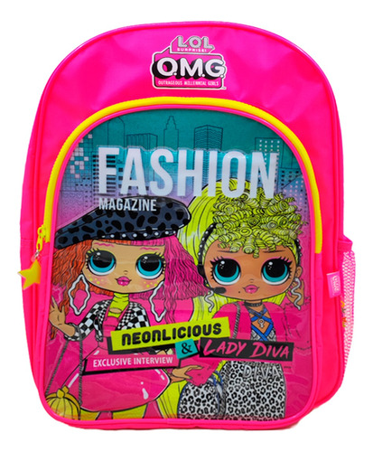 Mochila Lol Surprise 16 Pulgadas Primaria Original L.o.l. Sk