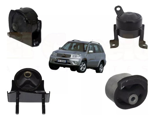 Kit Soporte Motor Toyota Rav4 2004 - 2005 4x2 2.4 Calidad