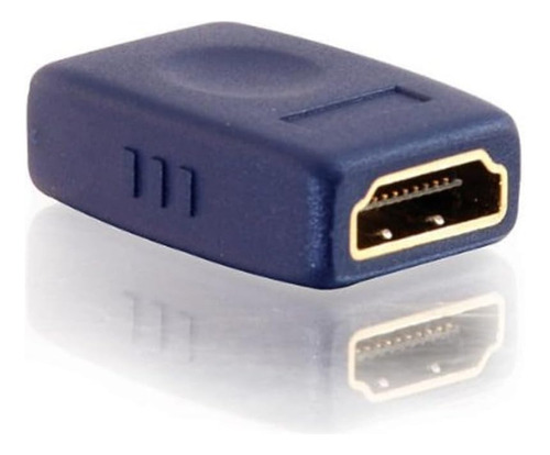 Acoplador Hdmi C2g, Hembra A Hembra, Azul, Cables Para Lleva