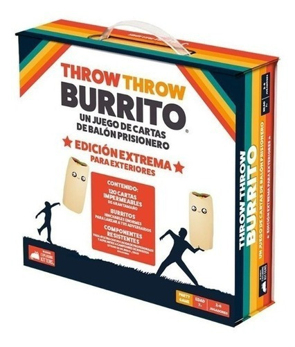 Throw Throw Burrito Juego Cartas Balon Exploding Extremo